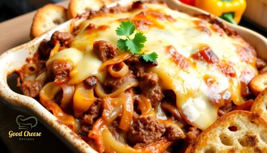 Philly cheesesteak casserole recipe