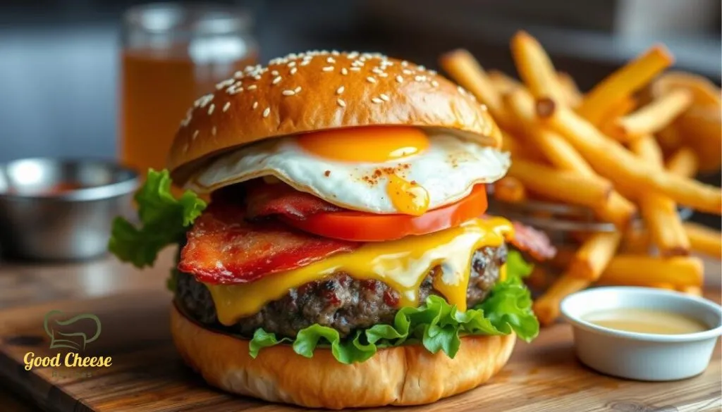 Burger with Egg