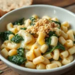 spinach mac and cheese